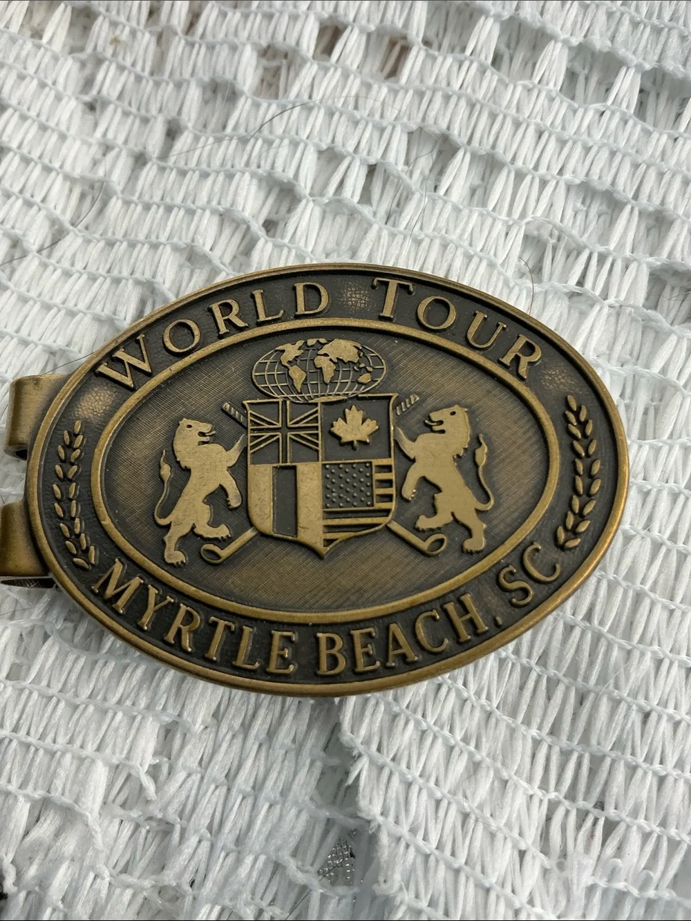 Proclip vintage brass